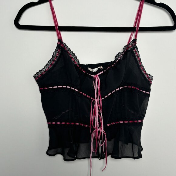 COPY - Uo Kimchi Blue Ivy Lace-Inset Cami - Picture 2 of 6